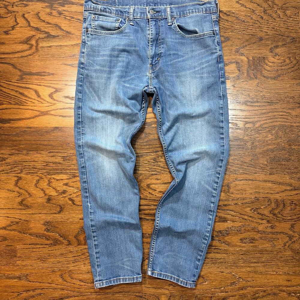 Levi's 502 Regular Taper Men's Jeans 34x30 Dark Wash Stretch Denim